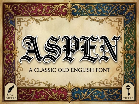 Aspen: A Blackletter Typeface for Timeless Branding