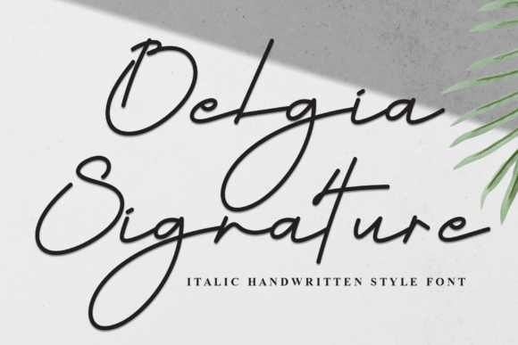 Belgia Signature: The Modern Calligraphy Font for Elevated Brands