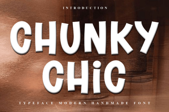 Chunky Chic: Your Go-To Typeface for Festive Holiday Designs
