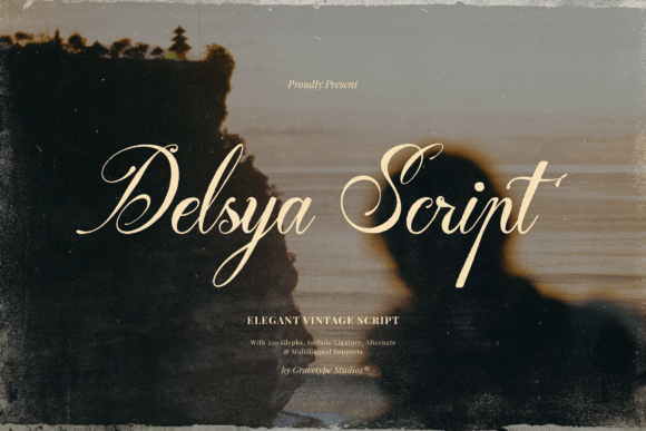 Delsya Script: A Vintage Typeface for Modern Brands