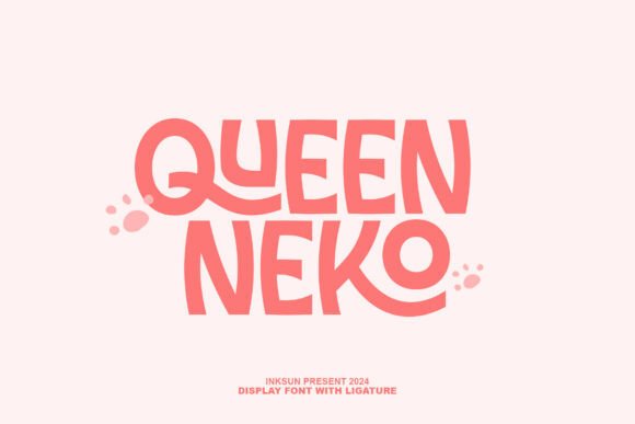 Discover Queen Neko: A Display Font with a Playful, Feline Charm