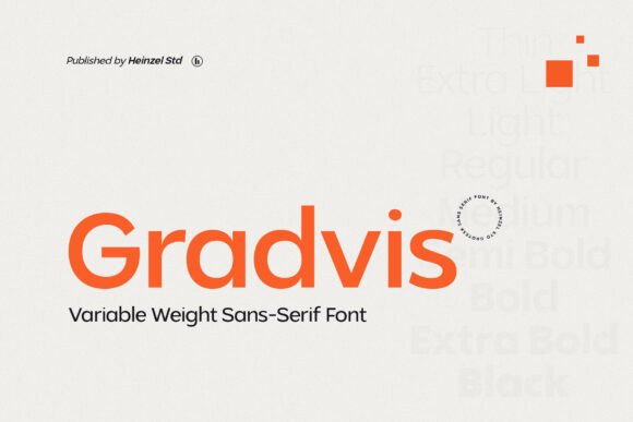 Gradvis: A Modern Sans Serif for Clarity and Style