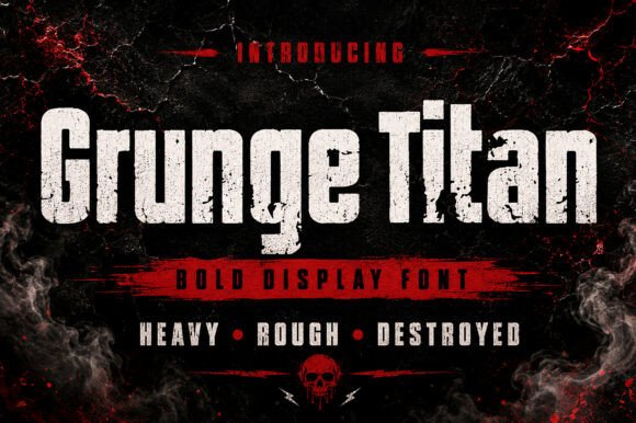 Grunge Titan: Commanding Attention with Raw, Industrial Force
