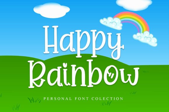 Happy Rainbow: A Font That Feels Like a Celebration