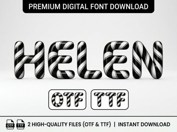 Helen: A Bold Typeface for Unforgettable Branding
