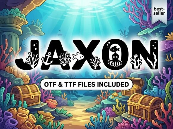Jaxon: A Dive into Ocean-Inspired Display Typography