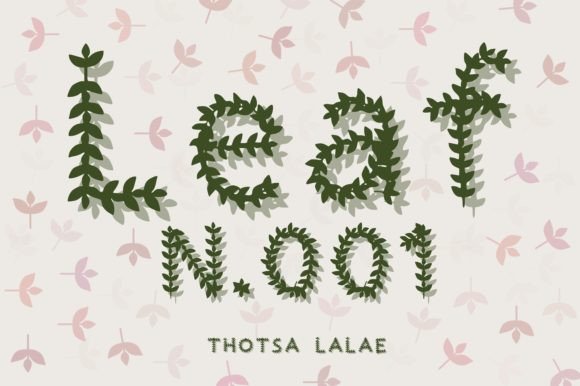 Leaf N.001: A Modern Botanical Accent for Your Design Projects