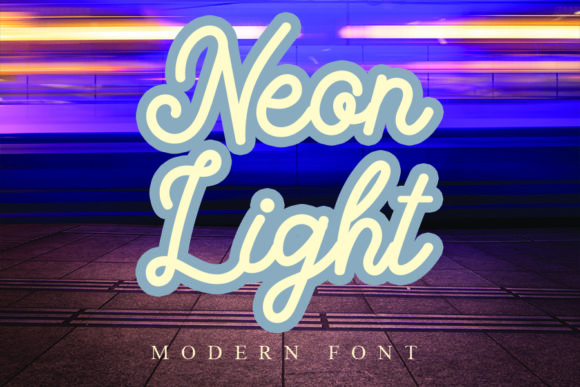 Neon Light: A Handwritten Font for Modern Elegance