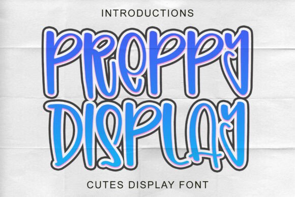 Preppy Display: The Font That Captures Youthful, Vibrant Energy