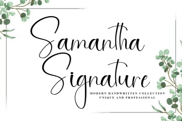 Samantha Signature: The Modern Script for Boutique Brands
