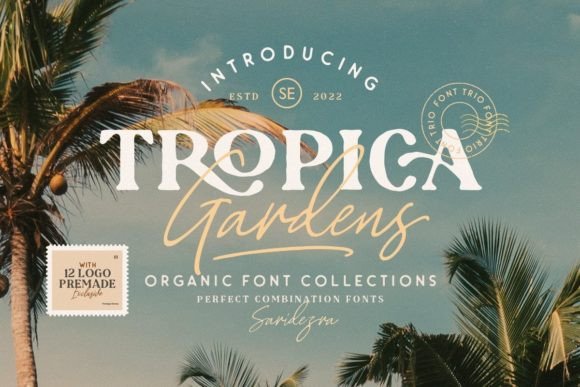 Tropica Gardens: A Designer's Toolkit in a Single Font