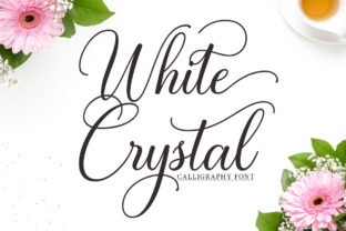 White Crystal Script: A Modern Calligraphy Font with Timeless Appeal